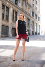 NORMA BIKER SHORTS [RED]