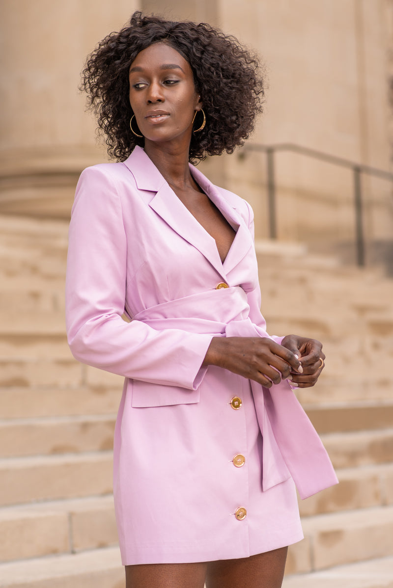 NYA DRESS [LILAC]