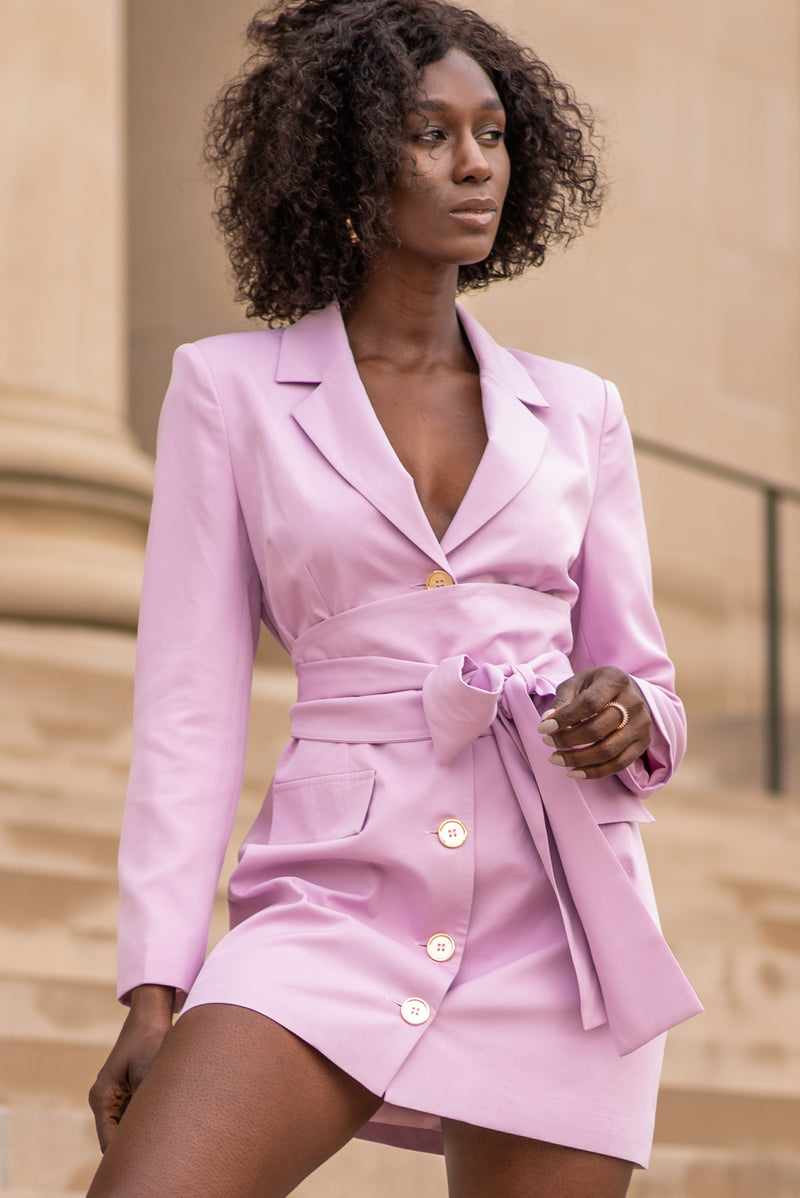 NYA DRESS [LILAC]