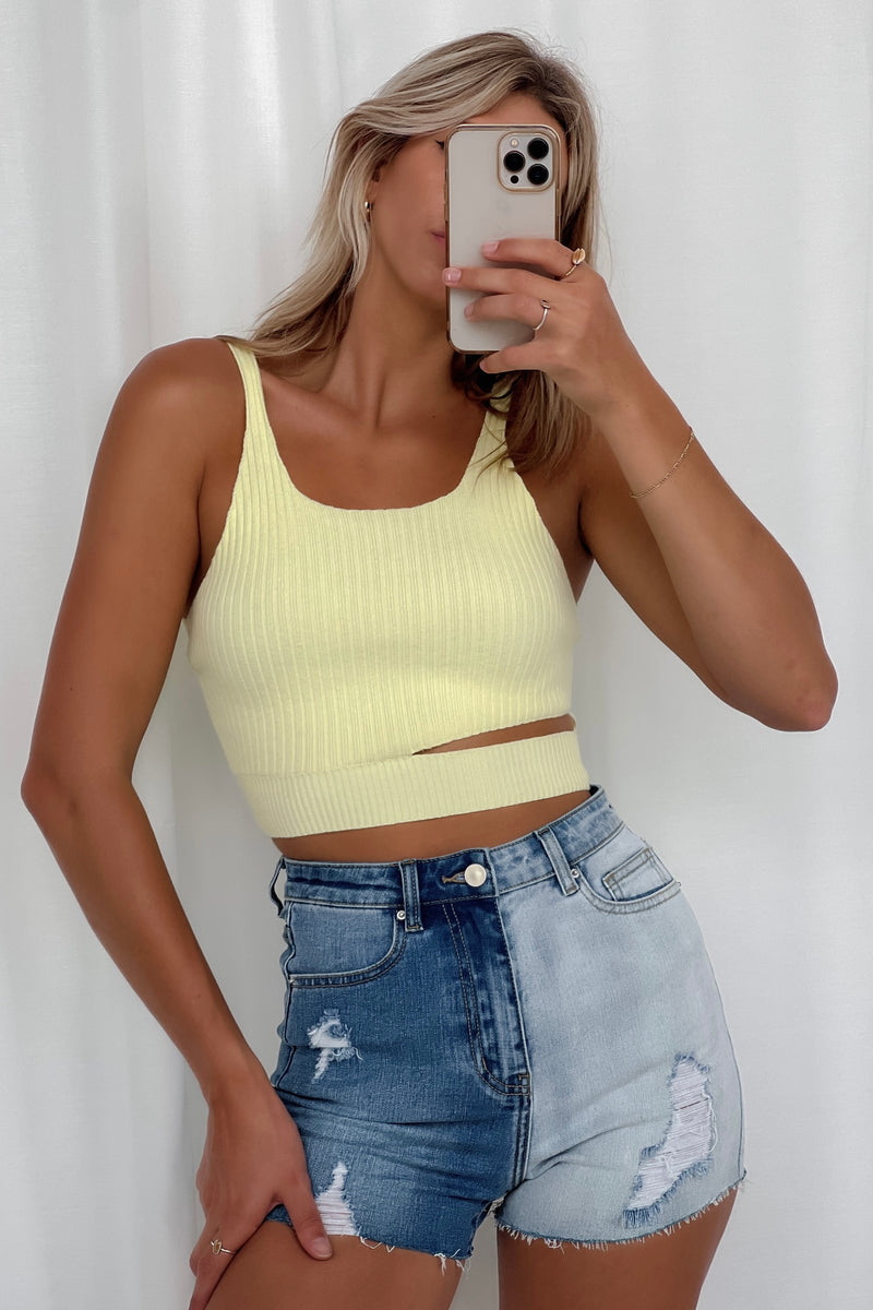 LAKEN TOP [YELLOW]