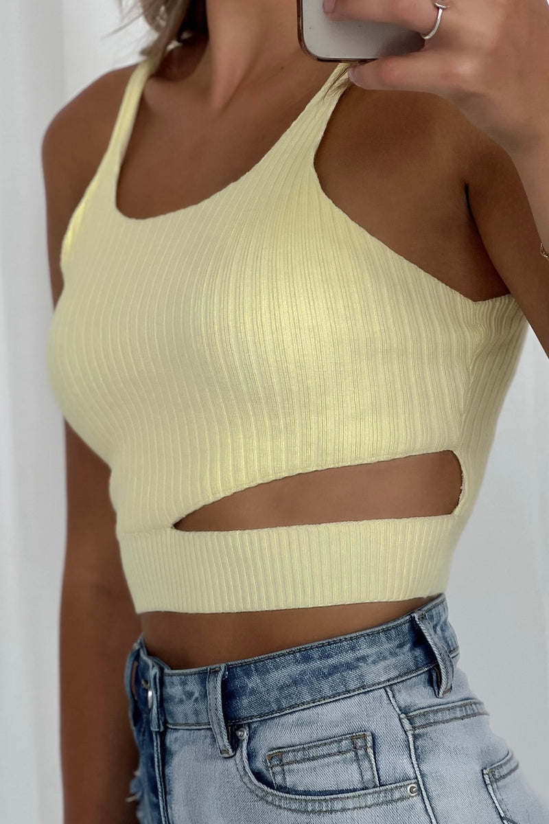 LAKEN TOP [YELLOW]