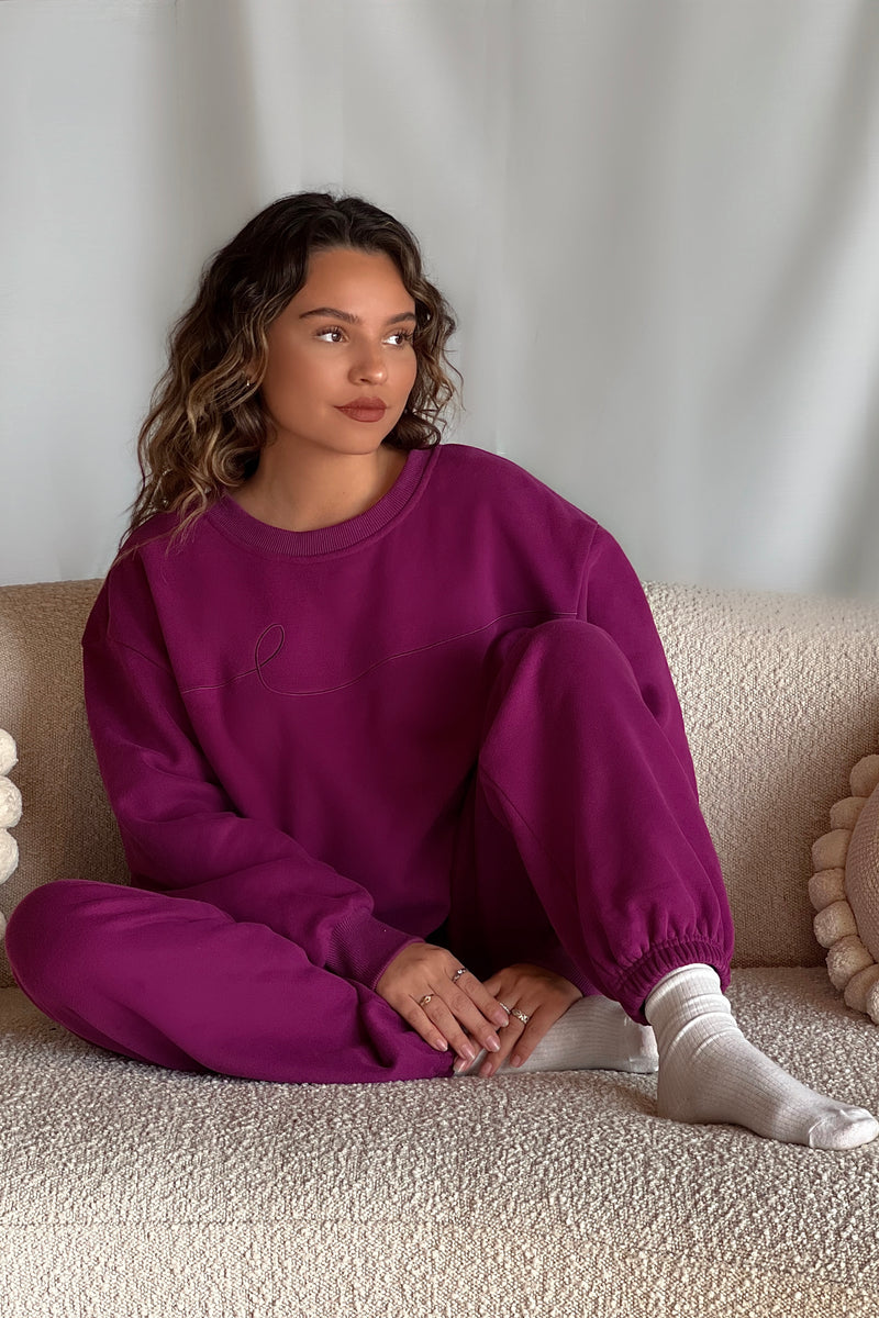 KAI CREWNECK [VIOLET]