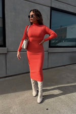 ANZHELA DRESS [CORAL]
