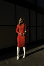 ANZHELA DRESS [CORAL]