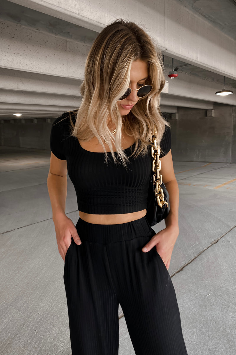 DIEYNABA PANT SET [BLACK]