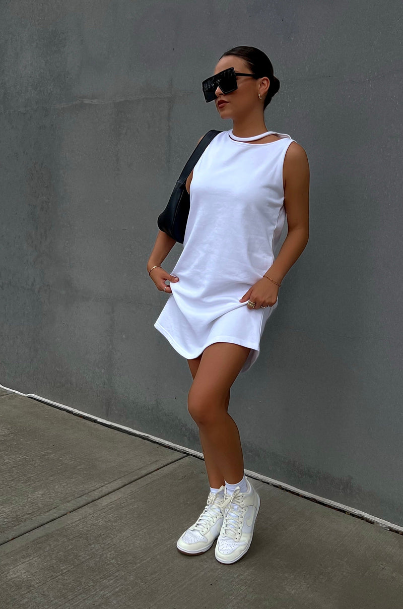 SANDREA DRESS [WHITE]