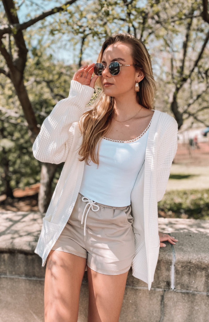 KRISTA CARDIGAN [WHITE]