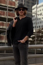 PIERCE LONG SLEEVE [BLACK]