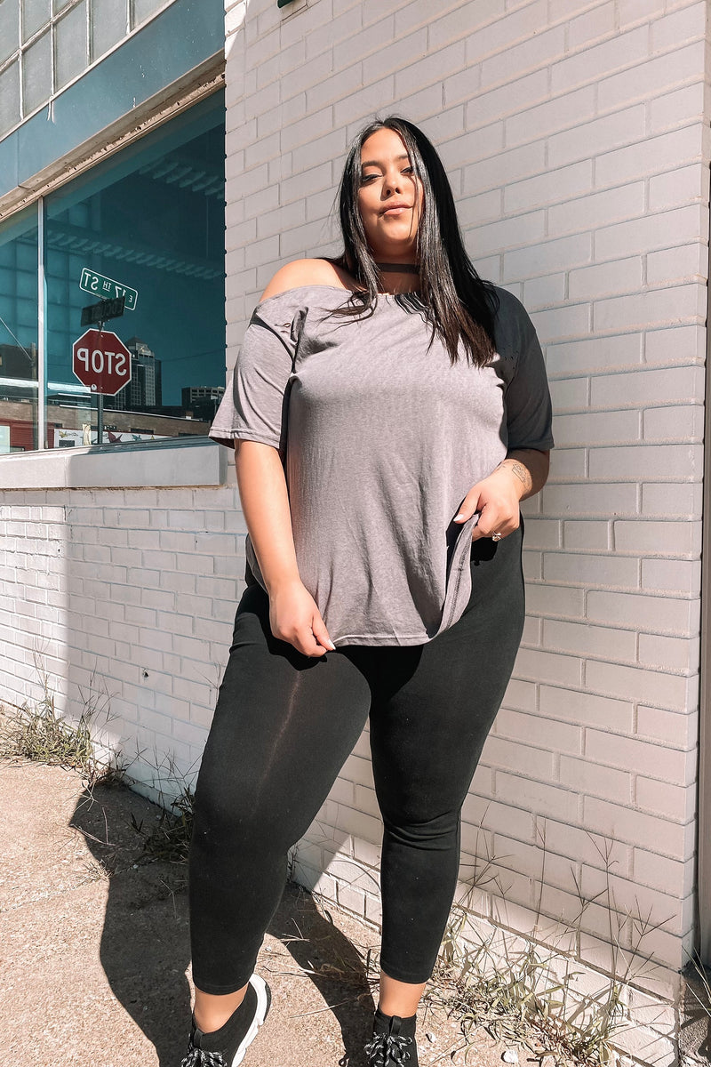 COLBY TEE [GRAY]