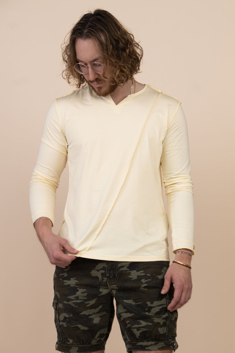 PIERCE LONG SLEEVE [EGGSHELL]