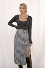 MAYRA BODYSUIT [CHARCOAL]