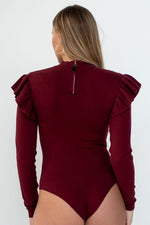 RAYDEN BODYSUIT [BURGUNDY]