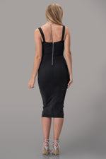 ROMI BANDAGE DRESS [BLACK]