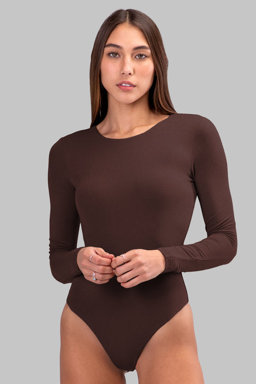 SABRINA BODYSUIT [BROWN]