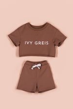 IVY SIGNATURE SHORTS SET [TAN]