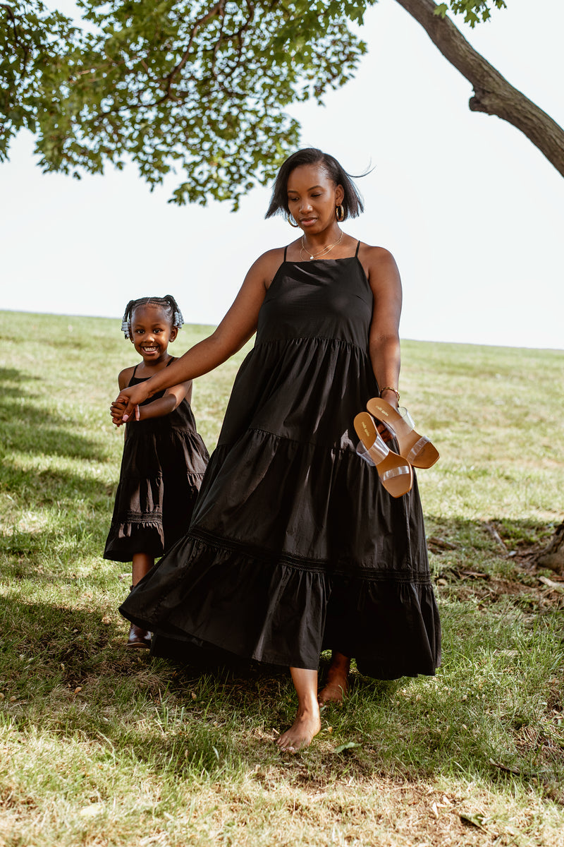 IVY TABITHA DRESS [BLACK]
