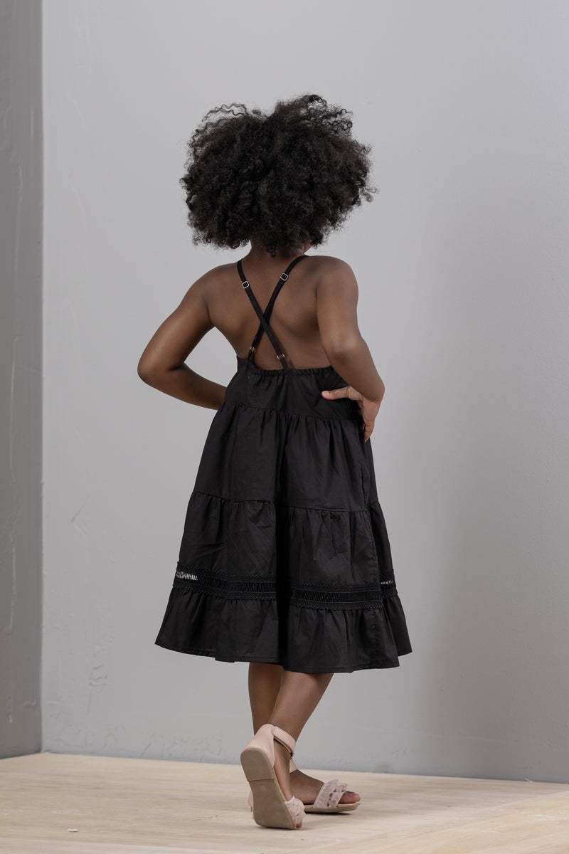 IVY TABITHA DRESS [BLACK]