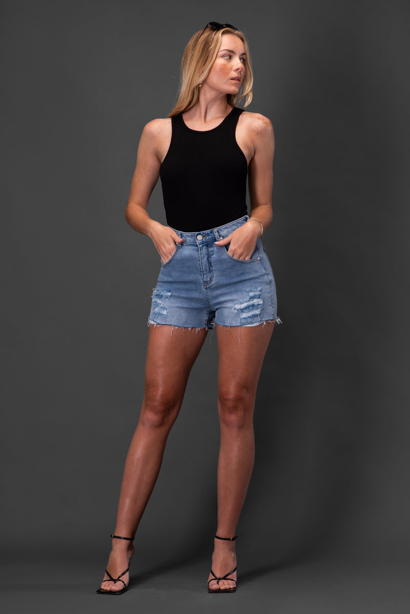 VILMA SHORTS [BLUE WASH]