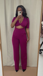 GABRIELLA JUMPSUIT [BERRY]