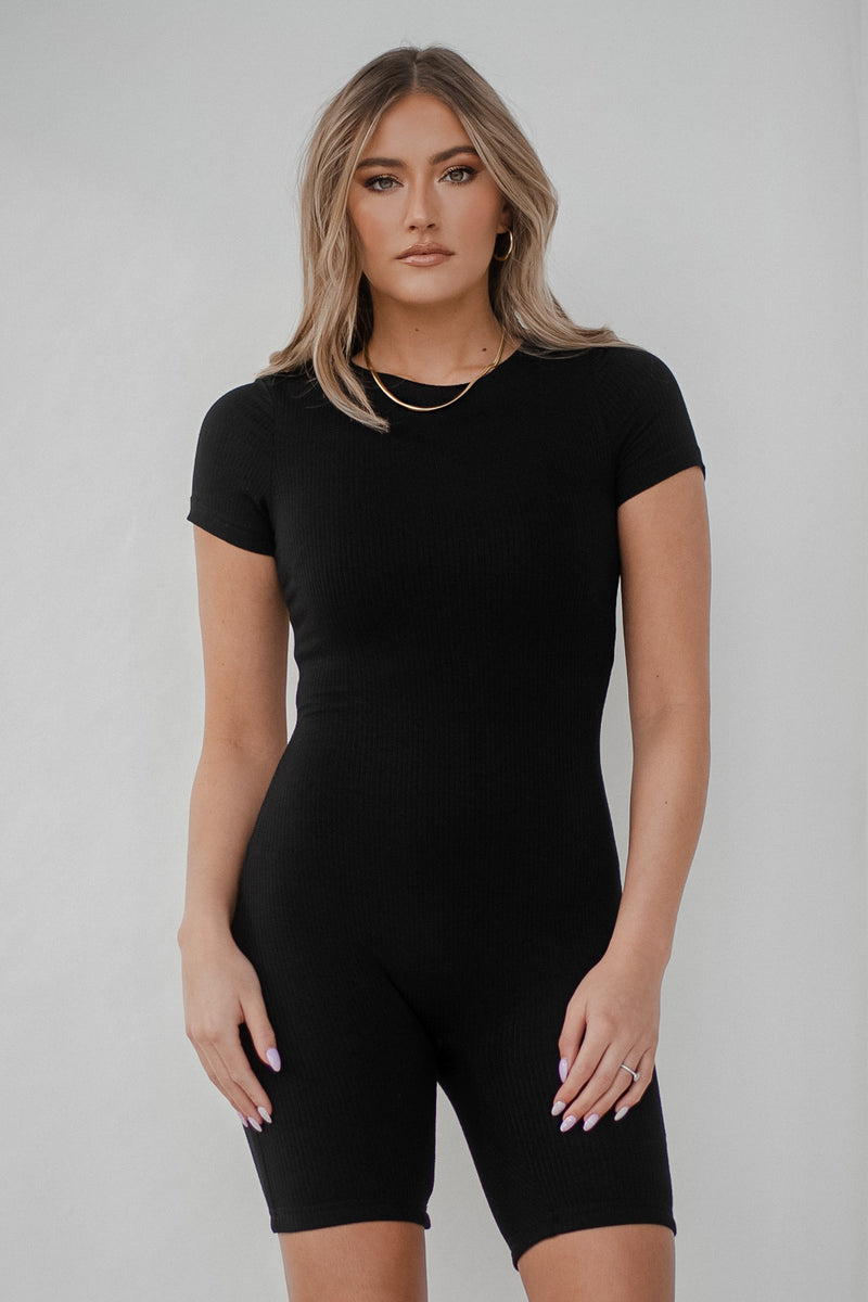 ESPERANZA ROMPER [BLACK]