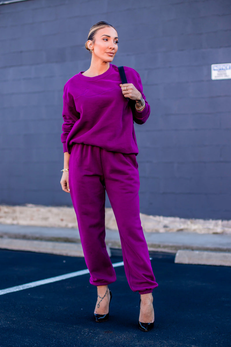 KAI CREWNECK [VIOLET]