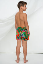 IVY CAMBODIA SWIM SHORTS [ORANGE TROPICAL]