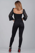 COREY SKINNY JEANS [BLACK NON-DISTRESSED]