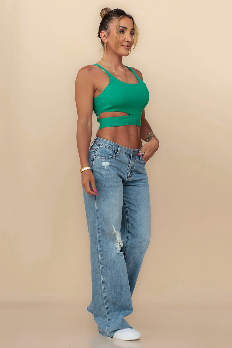 LAKEN TOP [GREEN]