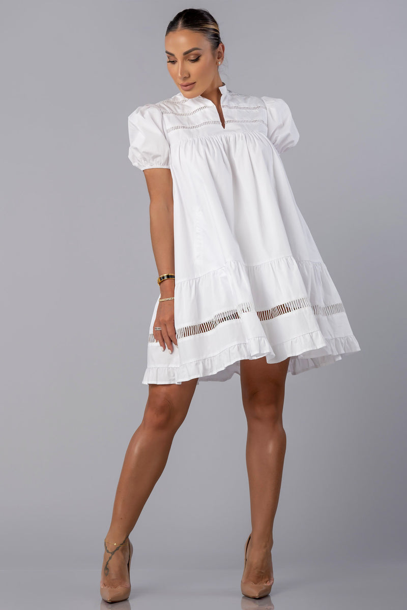 LETICIA DRESS [WHITE]