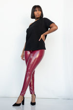 JENESSA LEGGINGS [WINE]