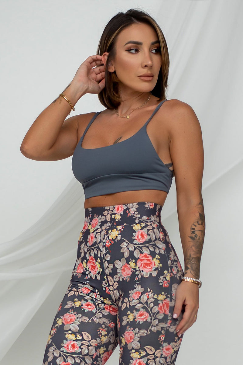 VIVI SPORTS BRA [GRAY BLUE]