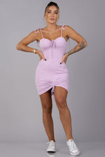 ALINA DRESS [LILAC]