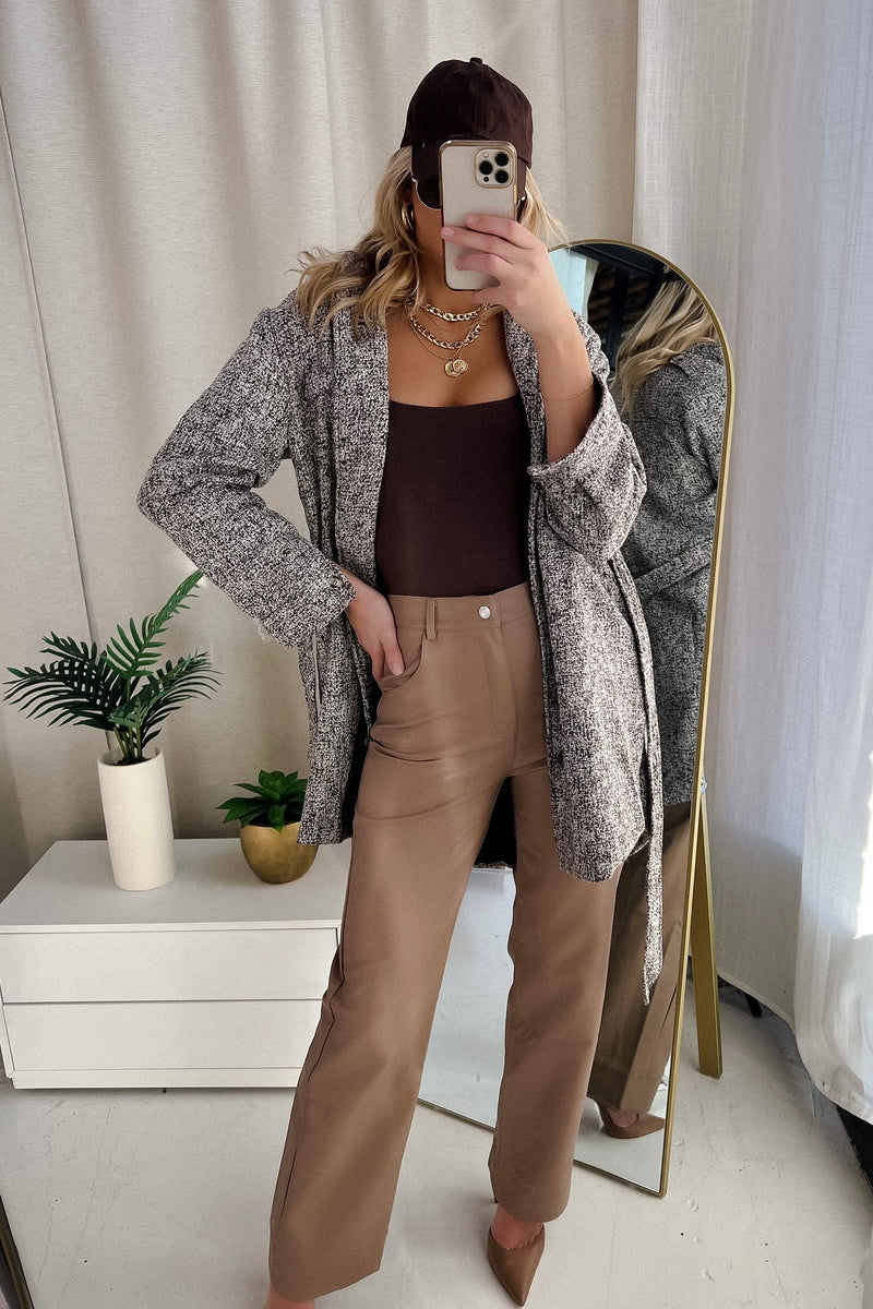 ALLURA BODYSUIT [BROWN]
