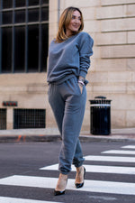 KAI JOGGERS [DARK HEATHER GRAY]