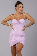 ALINA DRESS [LILAC]