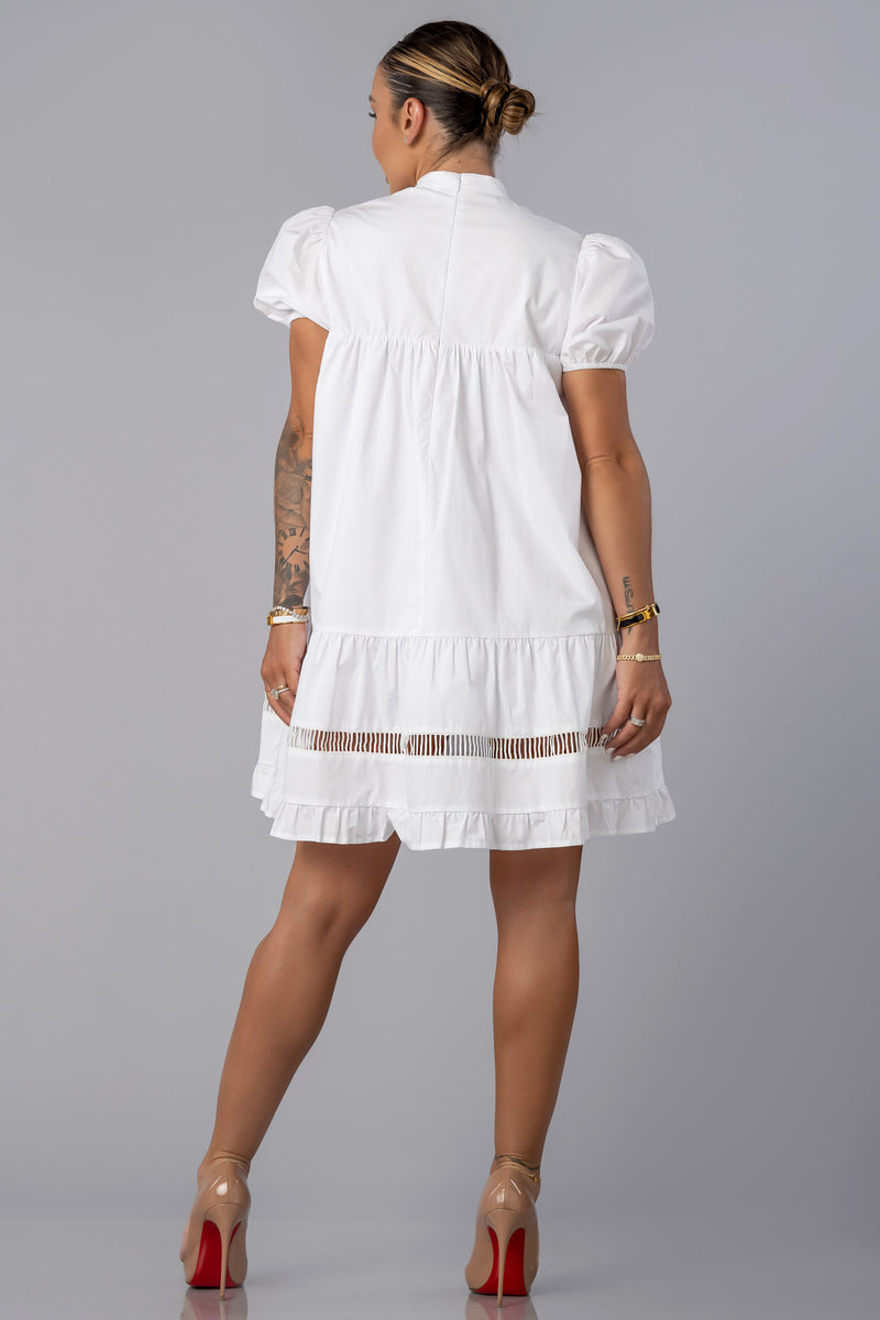 LETICIA DRESS [WHITE]