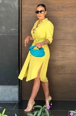 MAYBEL DRESS [LIME]