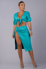 TONYA SET [TEAL]