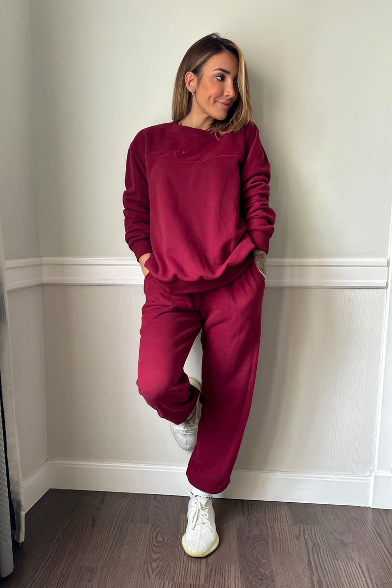 KAI JOGGERS [BURGUNDY]