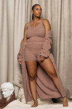 COZ'E SHORTS SET [BROWN]