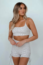 KENZIE SPORTS BRA [GRAY LEOPARD]