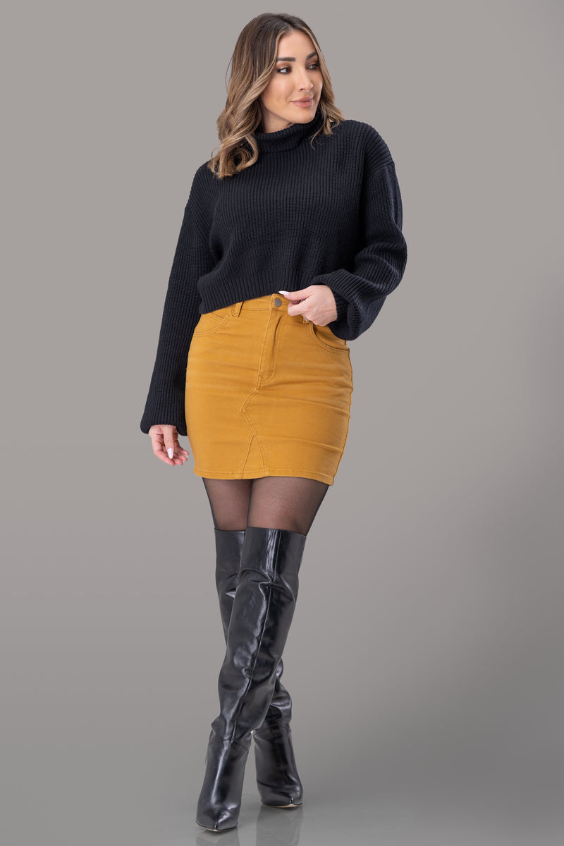 MEG SWEATER [BLACK]