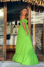 NOELLE DRESS [GREEN]