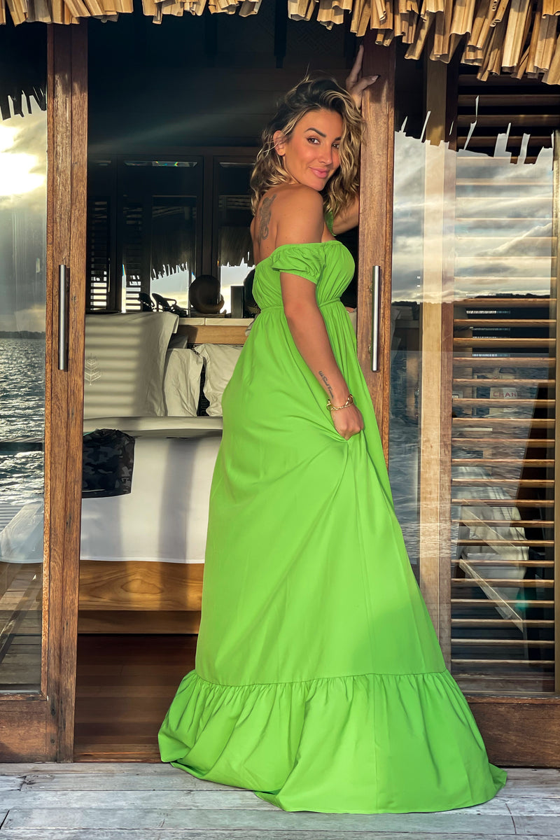 NOELLE DRESS [GREEN]