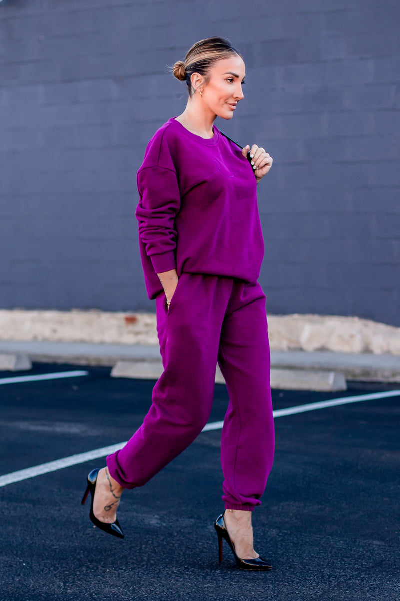 KAI CREWNECK [VIOLET]