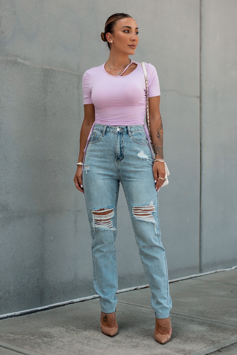 EBONY TOP [LILAC]