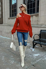 CHRISTINA SWEATER [CLAY]