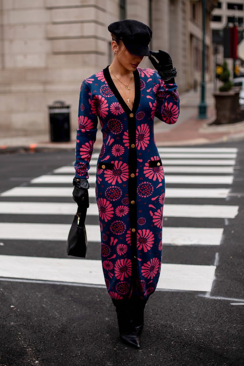 ALISHA CARDIGAN DRESS