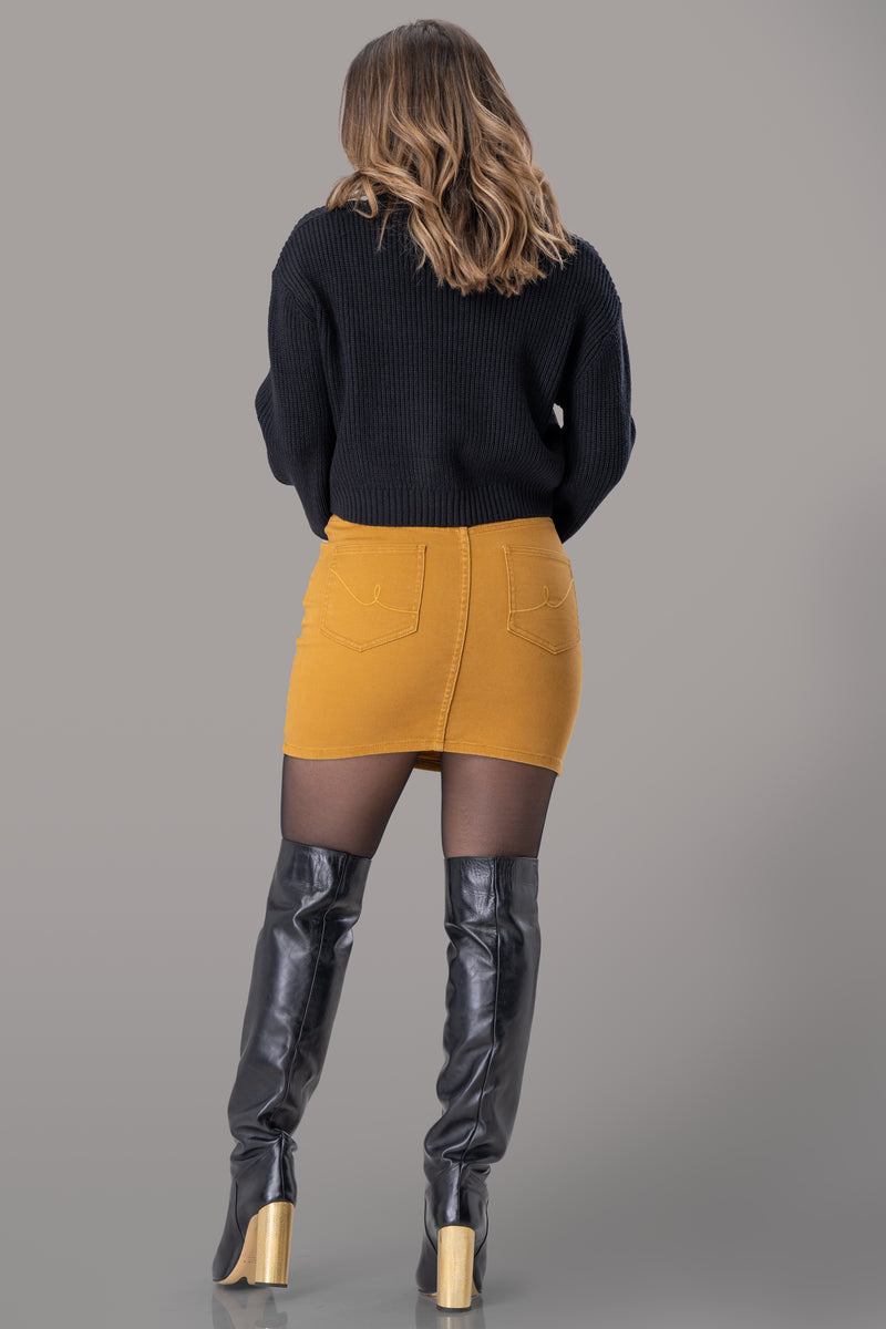 MEG SWEATER [BLACK]