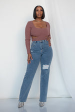 EGREIS BODYSUIT [MAUVE]